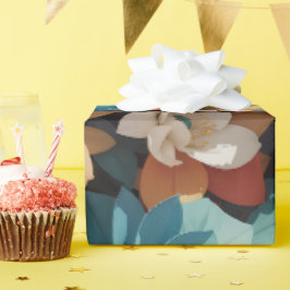 Blommönster 15 | Papper radbrytning Presentpapper