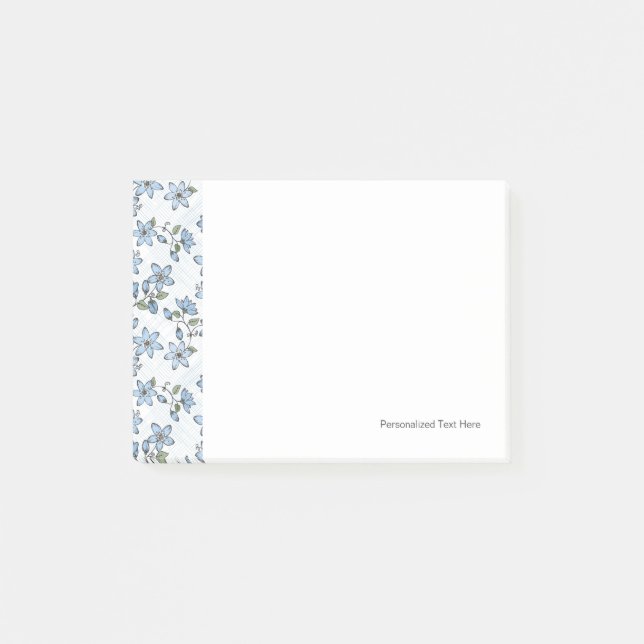 Blommönster 2 2 post-it block (Framsida)