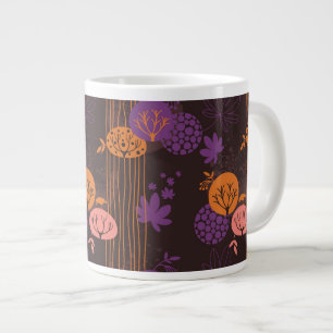Blommönster 2 3 jumbo mugg