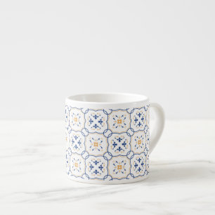 Blommönster 2 espressomugg
