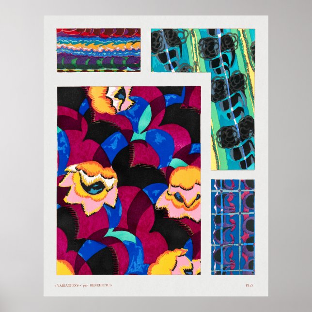 BLOMMÖNSTER 2 POSTER (Framsidan)