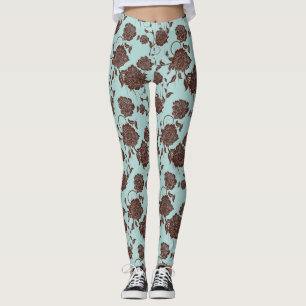 Blommönster 3 leggings
