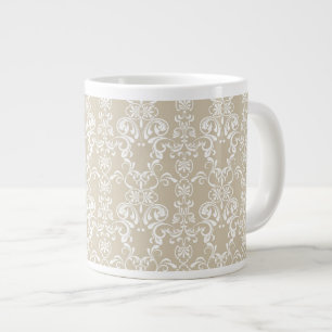 Blommönster 4 jumbo mugg