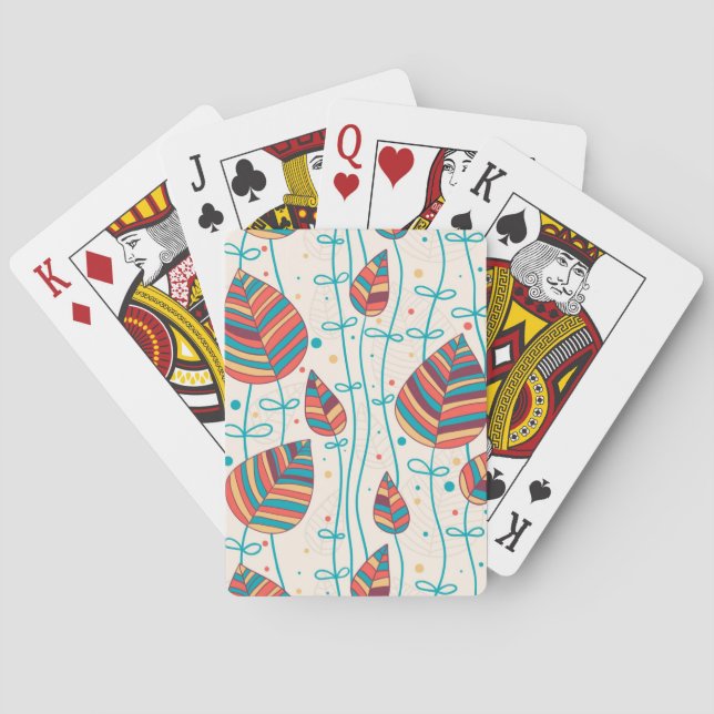 BLOMMÖNSTER 5 CASINOKORT (Baksidan)