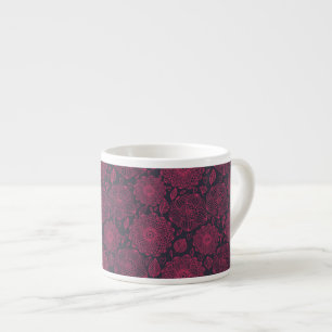 Blommönster 5 espressomugg