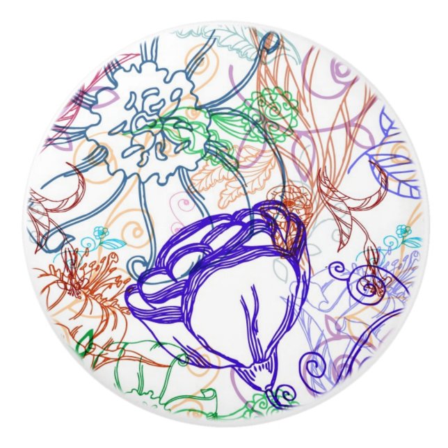 Blommönster 5 knopp (Framsidan)