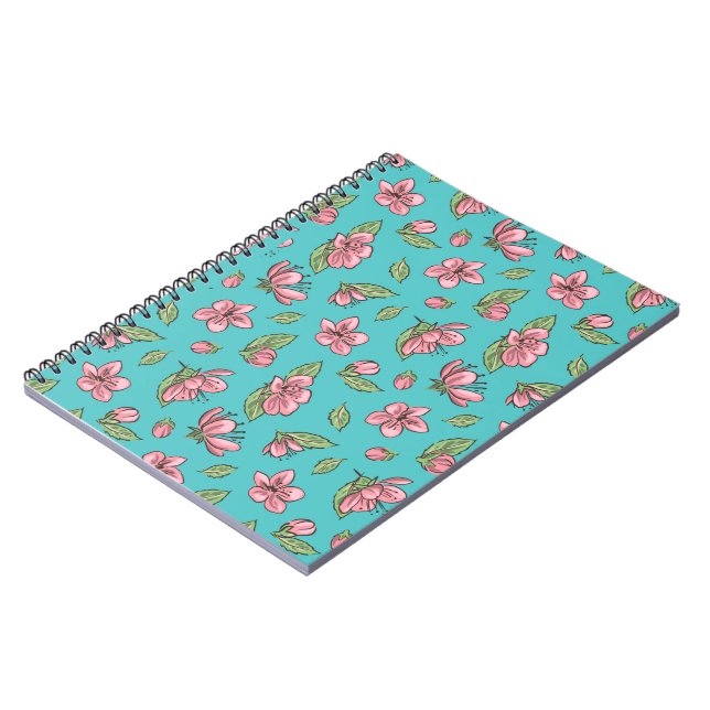Blommönster Anteckningsbok (Vänstra Sidan)