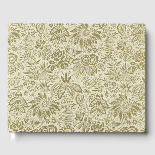 Blommönster Antique Damask Paisley Gästböcker