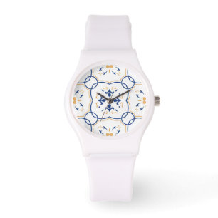 Blommönster Armbandsur