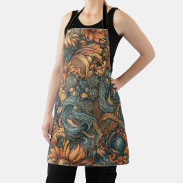 Blommönster Art-utskrift - naturdekaler