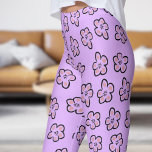 Blommönster av Lila Leggings<br><div class="desc">Frys upp din Wardrobe med moderna lagar om Blommigt! Upplev stil utan problem med dessa moderna blommigtar av Mimulus! Dessa blommigtar har en mjuk krage, de erbjuder en chic, passar den perfekt som krävs för att klämma, avslappnad fel eller dagligt äventyr. Håll trendiget bekvämt - gå till butiken nu och...</div>