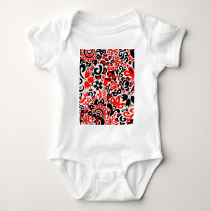 Blommönster av ukrainsk folkkonst t shirt