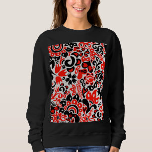 Blommönster av ukrainsk folkkonst t shirt