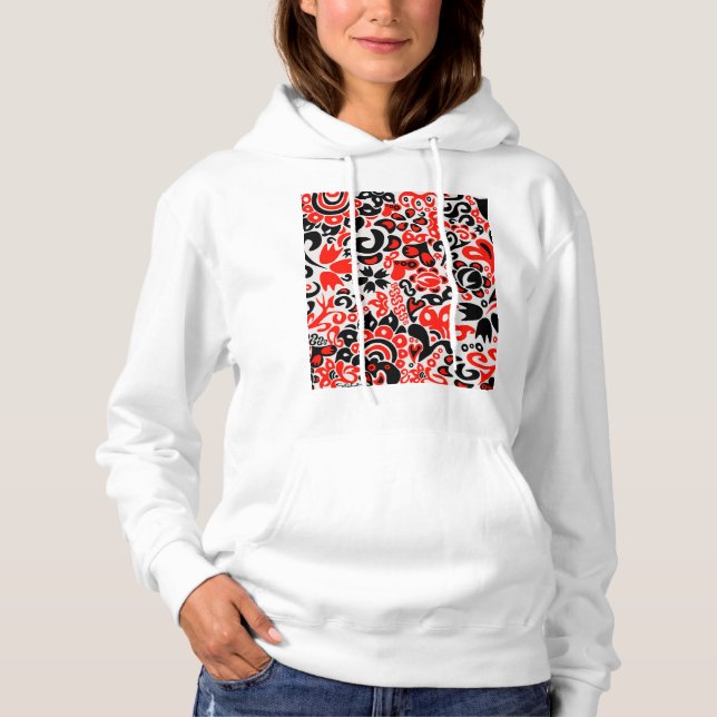 Blommönster av ukrainsk folkkonst t shirt (Framsida)
