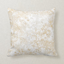 blommönster av vit elfenbensvintage