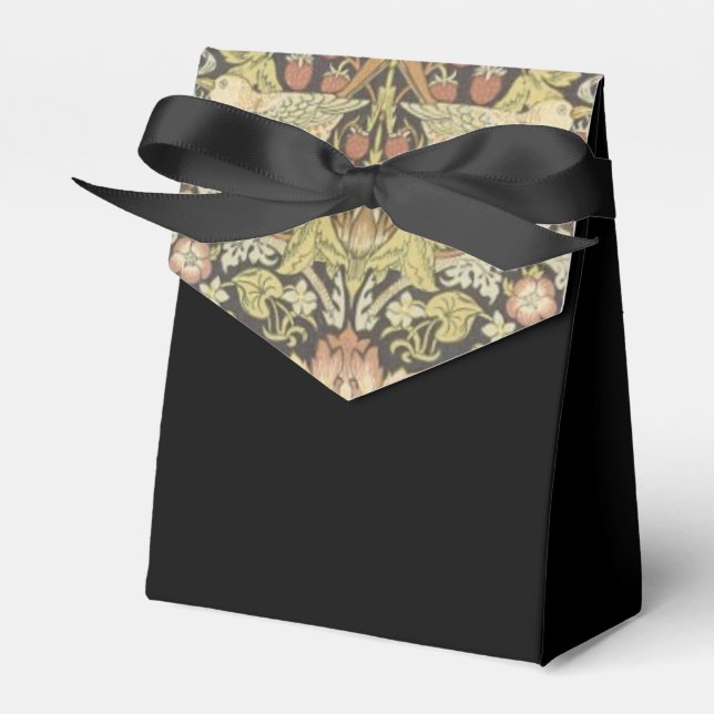 Blommönster av William Morris - Favor+box Presentaskar (Framsidan Sidan)