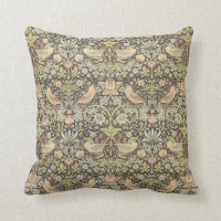 blommönster av William Morris Square Pillow