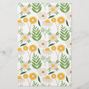 Blommönster Brevpapper