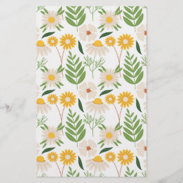 Blommönster Brevpapper