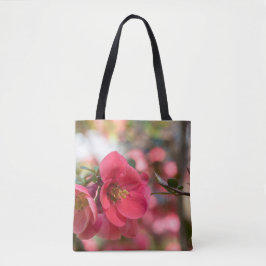 Blommönster Classic Tote Bag Tygkasse