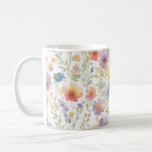 Blommönster Coffee Mugg för vänner