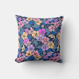 Blommönster Dekorativ kudde