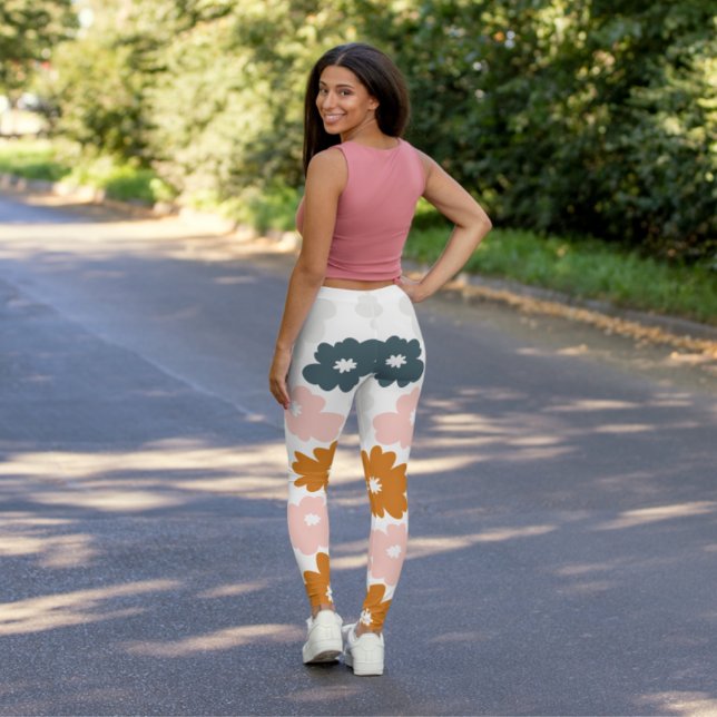 Blommönster Flowers Leggings (Nature Cute Flowers Pattern Floral)