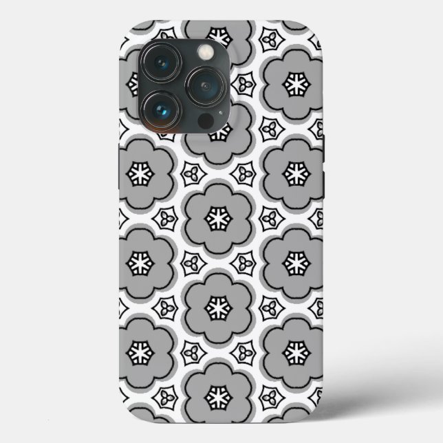 Blommönster Fodral-Mate iphone case (Baksida )