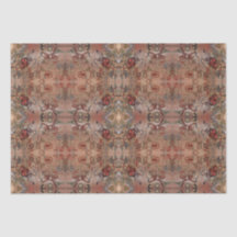 Blommönster för Collage för hantverkDecoupage art