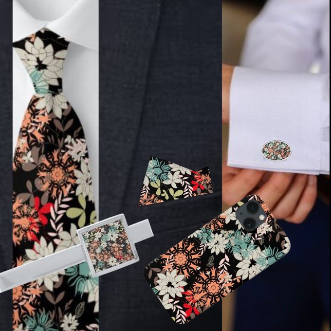 Blommönster för färgstark Abstrakt Slips (Skapare uppladdad)
