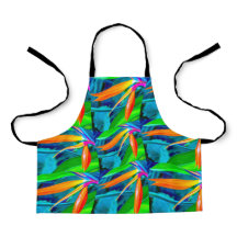 Blommönster för grönt och Orange