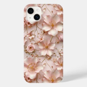 Blommönster för mjuk Rosa i tidslös Elegant