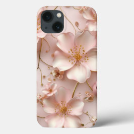 Blommönster för mjuk Rosa i tidslös Elegant