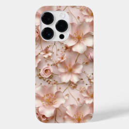 Blommönster för mjuk Rosa i tidslös Elegant