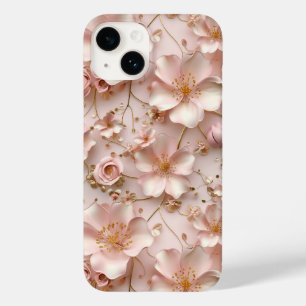 Blommönster för mjuk Rosa i tidslös Elegant