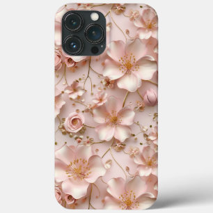 Blommönster för mjuk Rosa i tidslös Elegant
