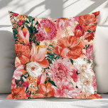 Blommönster för Rosa av orange Kudde<br><div class="desc">Öka ditt utrymme med Orange Rosa Blommönster Dekorativ kudde, med en pulserande blandning av varma nyanser och delikat blommigt. Perfekt för att ge soffa, sängar eller stolar en glad och mysigt beröring. Den här kudden förstärker din décor med ett färskt och inbjudande utseende. Idealisk för dem som kärlek djärvt, konstnärligt...</div>
