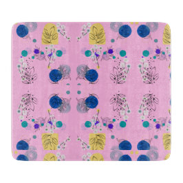 Blommönster för rosa Chic Abstrakt