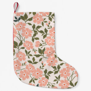 Blommönster för sömlös vintage i trendiget. Oändli Liten Julstrumpa