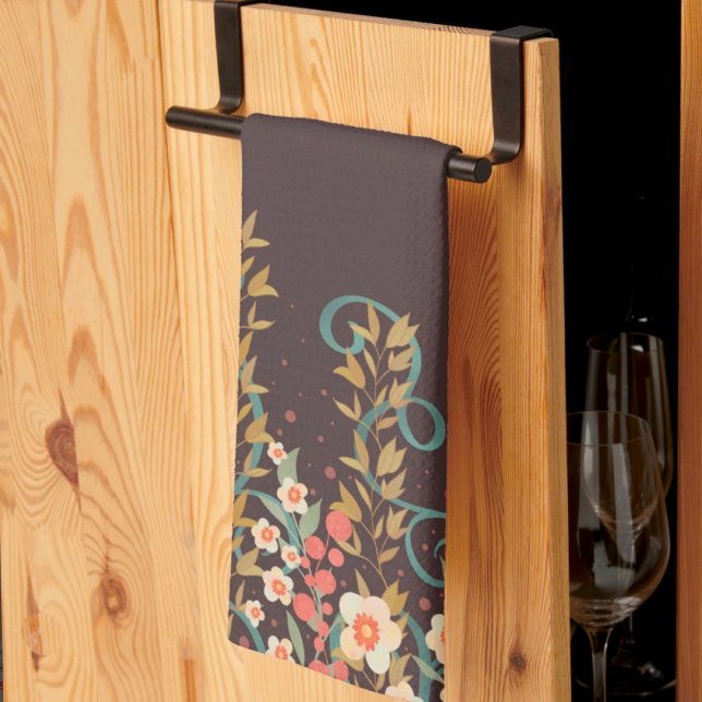 Blommönster för Söt av chic Elegant Snyggt Kökshandduk (Skapare uppladdad)