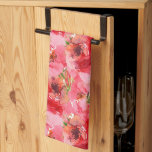 Blommönster för vattenfärgsRosa Kökshandduk<br><div class="desc">Elegant vattenfärgsbovar och rosa som är grönt accentuerad med guld löv,  dessa kökshanddukar är vackra för daglig använda,  för att dekorera tillfälle eller ge som gåva. MATCHING-artiklar i vår Rosa Peonies Collection.</div>