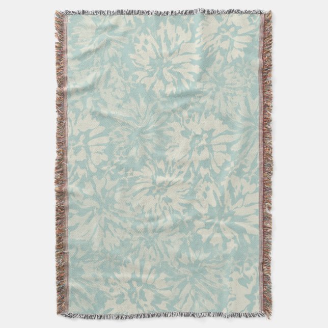 Blommönster i retro-boho-stil. filt (Framsidan Vertikal)