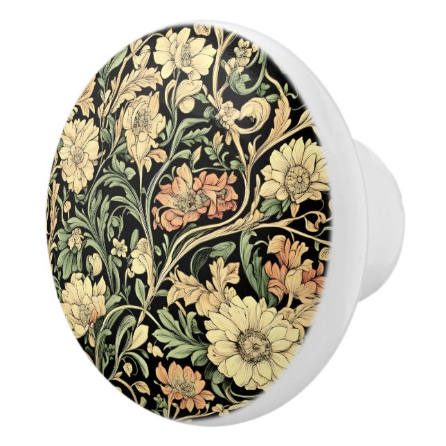 Blommönster i victoriansk stil knopp (Höger)