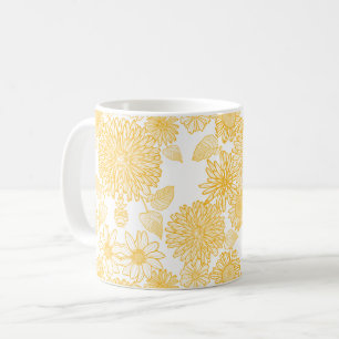 Blommönster Kaffemugg