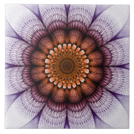 Blommönster Kakelplatta