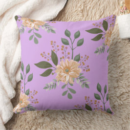 Blommönster - Kastkudde Kudde