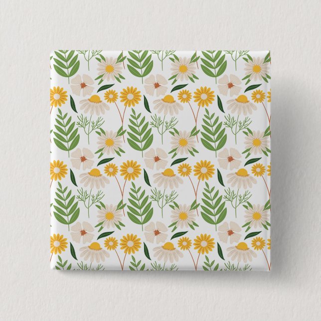 Blommönster Knapp (Framsida)