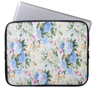 Blommönster Laptop Fodral