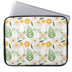 Blommönster Laptop Fodral