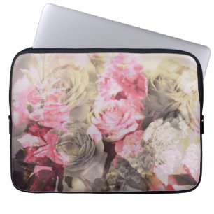 Blommönster Laptop Fodral